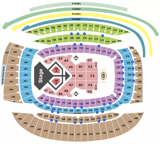 USHER Seating Map Seating Chart