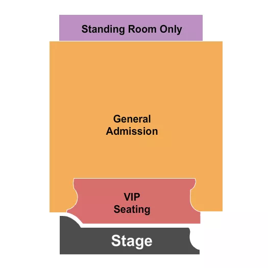 GA VIP SRO Seating Map Seating Chart