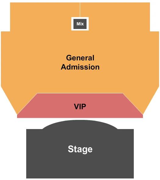 SOUND WAVES AT HARD ROCK HOTEL CASINO ATLANTIC CITY VIP GA FLOOR Seating Map Seating Chart