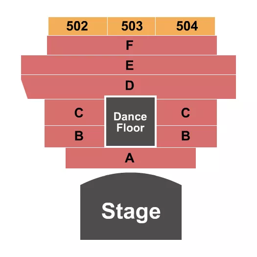 SOUND WAVES AT HARD ROCK HOTEL CASINO ATLANTIC CITY ENDSTAGE 5 Seating Map Seating Chart