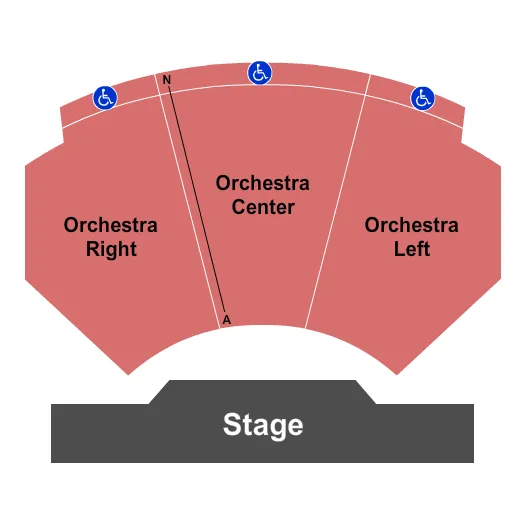 END STAGE Seating Map Seating Chart