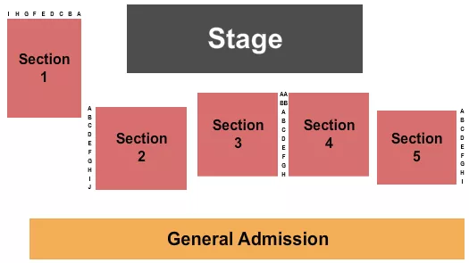 ENDSTAGE 2 Seating Map Seating Chart