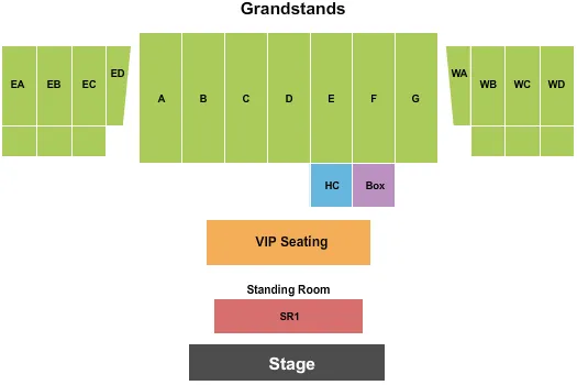 END STAGE 3 Seating Map Seating Chart