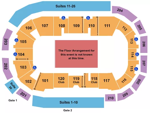 GENERIC FLOOR Seating Map Seating Chart
