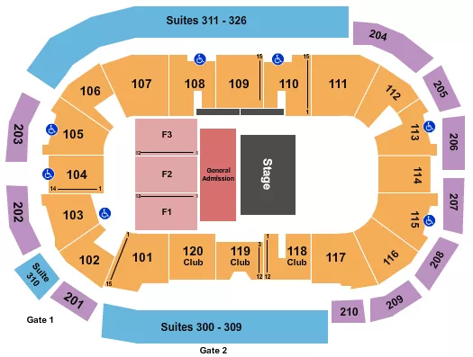 HALFHOUSE GA FLR 3 Seating Map Seating Chart
