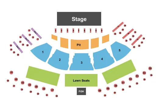 ENDSTAGE TABLES Seating Map Seating Chart