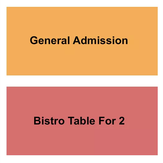GA TABLE FOR 2 Seating Map Seating Chart