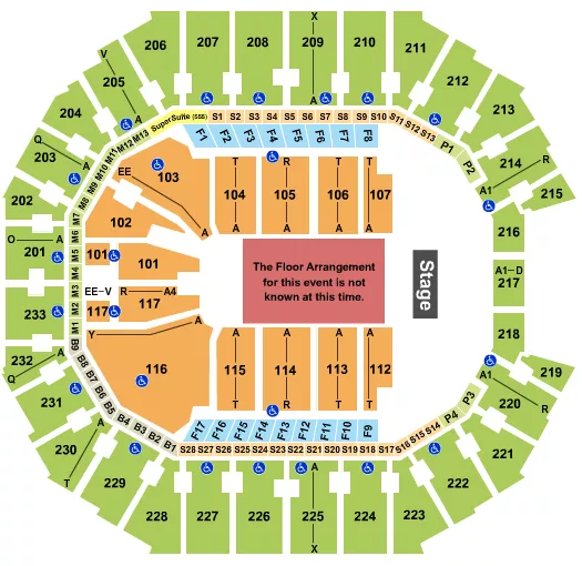 GENERIC FLOOR Seating Map Seating Chart