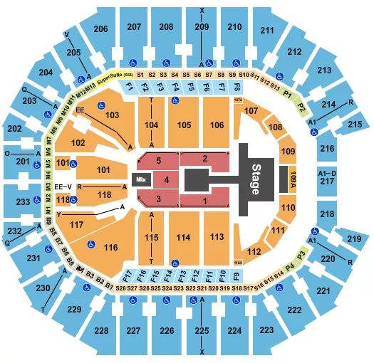 YOUNG MIKO Seating Map Seating Chart