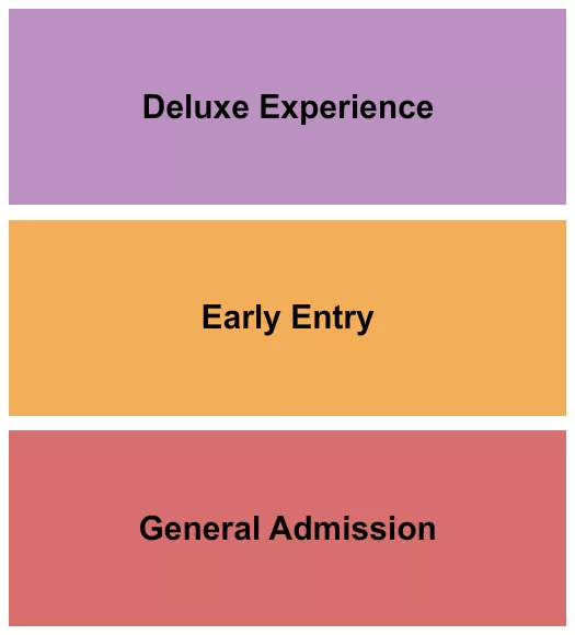 GA EARLY ENTRY DELUXE Seating Map Seating Chart