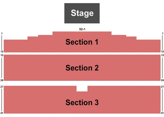 ENDSTAGE 2 Seating Map Seating Chart
