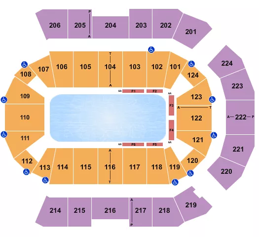 CIRQUE DU SOLEIL Seating Map Seating Chart