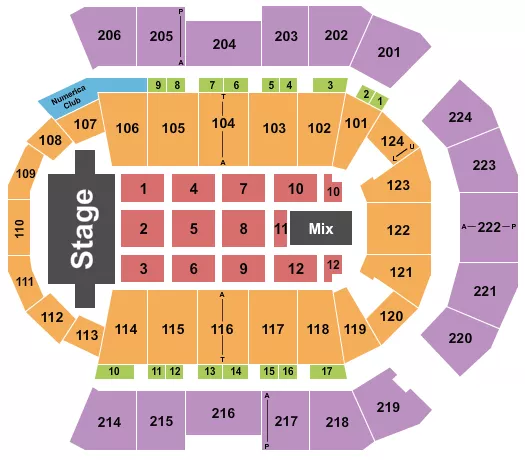 TSO Seating Map Seating Chart
