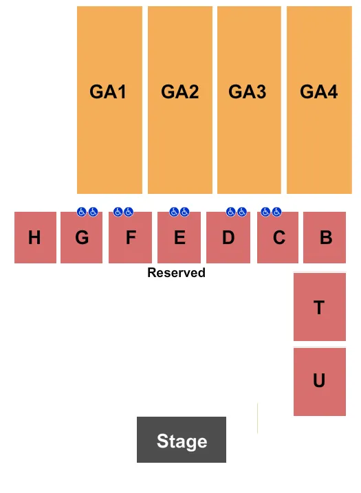 SPOKANE COUNTY FAIR EXPO CENTER RODEO Seating Map Seating Chart
