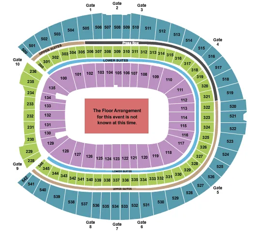 GENERIC FLOOR Seating Map Seating Chart