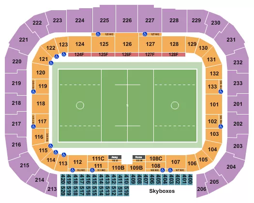 LACROSSE Seating Map Seating Chart