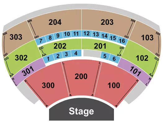 END STAGE 3 Seating Map Seating Chart