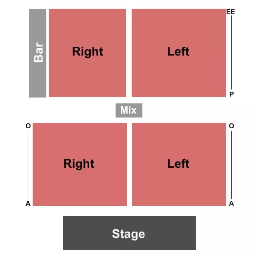 ST IGNACE EVENT CENTER AT KEWADIN CASINOS ENDSTAGE 2 Seating Map Seating Chart