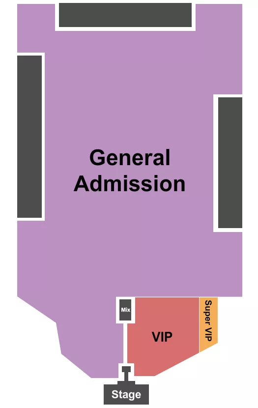 ST JOSEPH COUNTY 4 H FAIRGROUNDS GA VIP SUPER VIP Seating Map Seating Chart