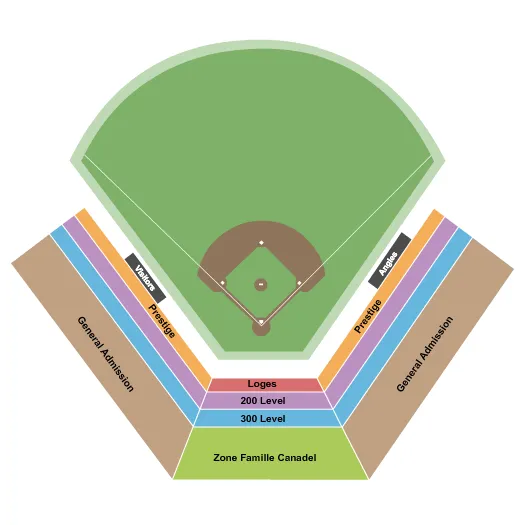 BASEBALL Seating Map Seating Chart