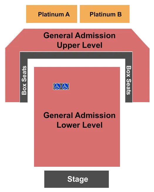 GA PLATINUM A B Seating Map Seating Chart