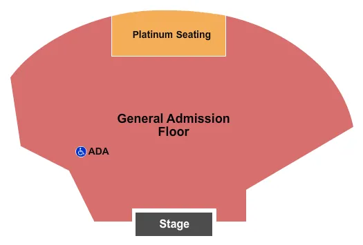GA PLATINUM Seating Map Seating Chart