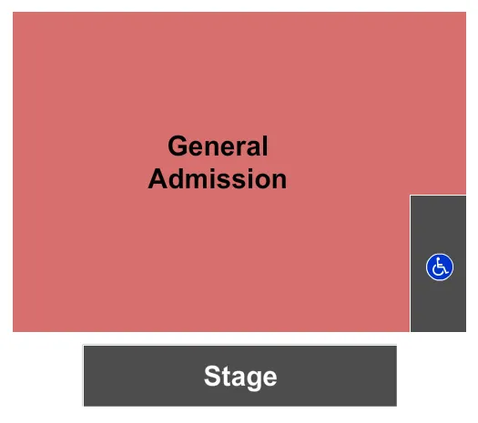 GENERAL ADMISSION Seating Map Seating Chart