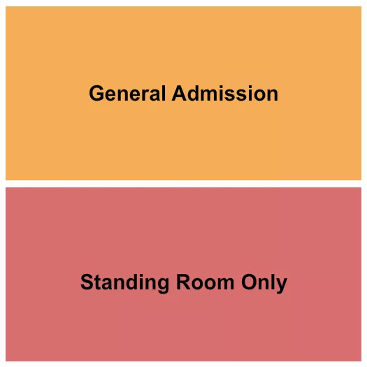 GA STANDING Seating Map Seating Chart