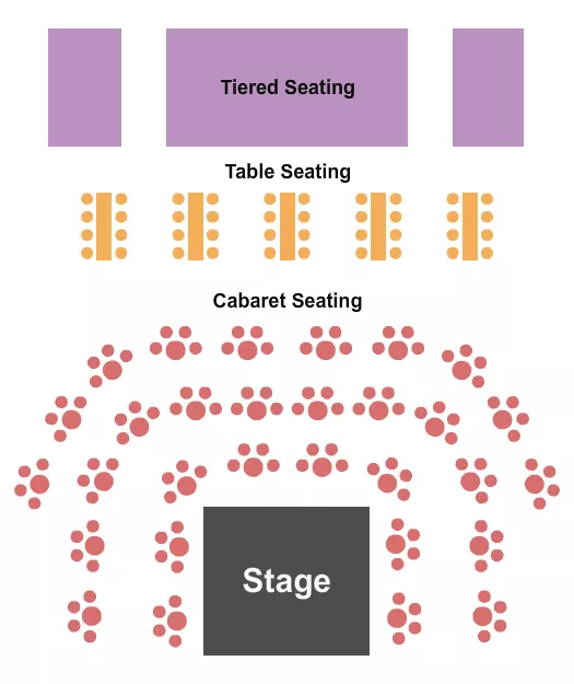 END STAGE Seating Map Seating Chart