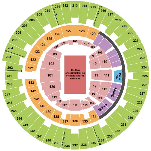 GENERIC FLOOR Seating Map Seating Chart