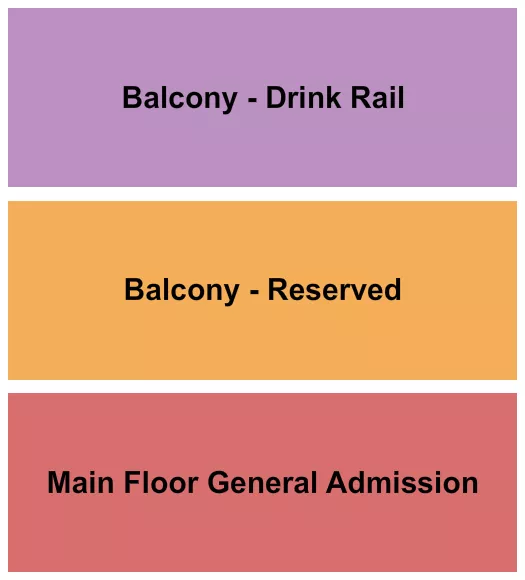 GA RSVD DRINK RAIL Seating Map Seating Chart
