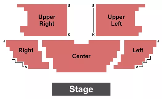 ENDSTAGE Seating Map Seating Chart