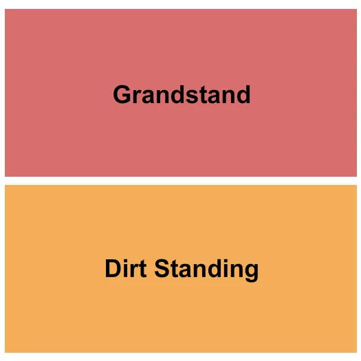 GRANDSTAND DIRT Seating Map Seating Chart