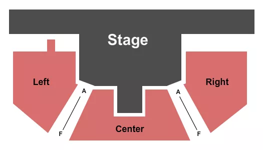 END STAGE Seating Map Seating Chart