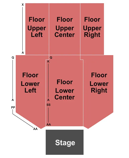 SUMMIT AT PECHANGA RESORT CASINO ENDSTAGE 2 Seating Map Seating Chart