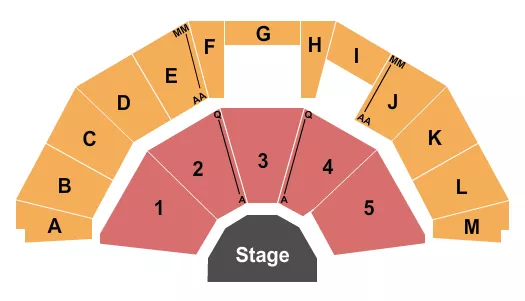 SUMMIT CHURCH SAN ANTONIO ENDSTAGE Seating Map Seating Chart