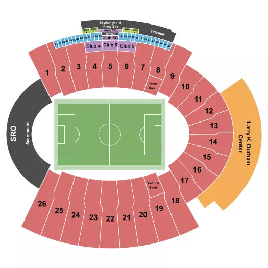 SOCCER Seating Map Seating Chart