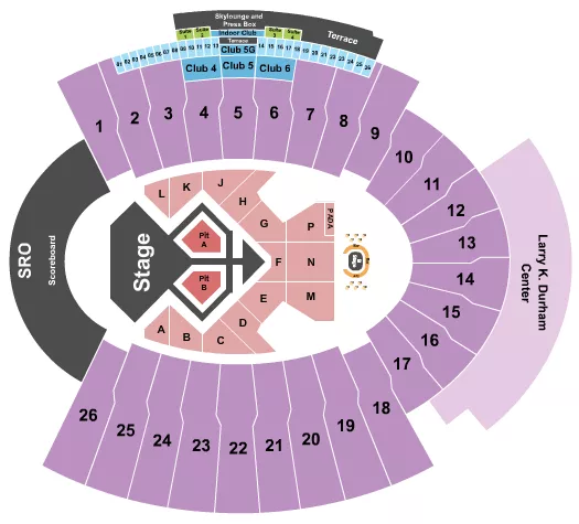 USHER Seating Map Seating Chart