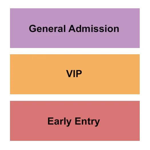 GA VIP EARLY ENTRY Seating Map Seating Chart