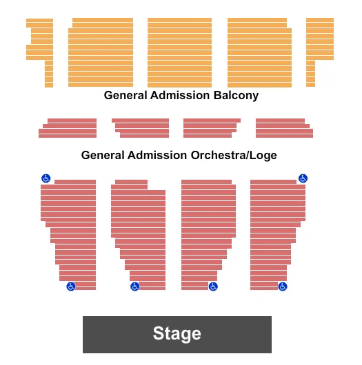 ENDSTAGE GA Seating Map Seating Chart