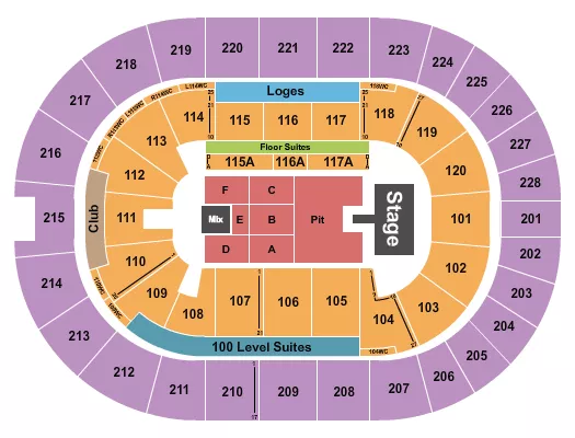 ELLA LANGLEY Seating Map Seating Chart