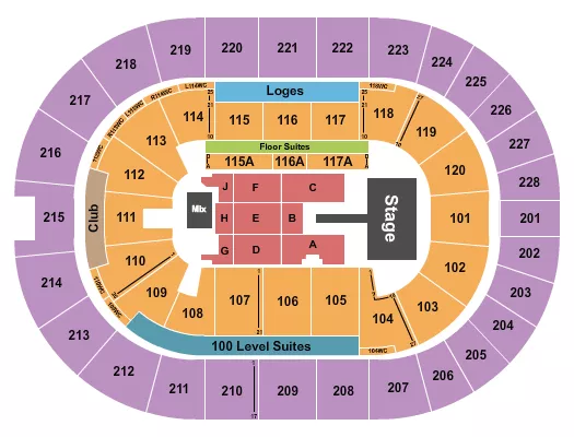 YOASOBI Seating Map Seating Chart