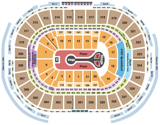 BENSON BOONE Seating Map Seating Chart