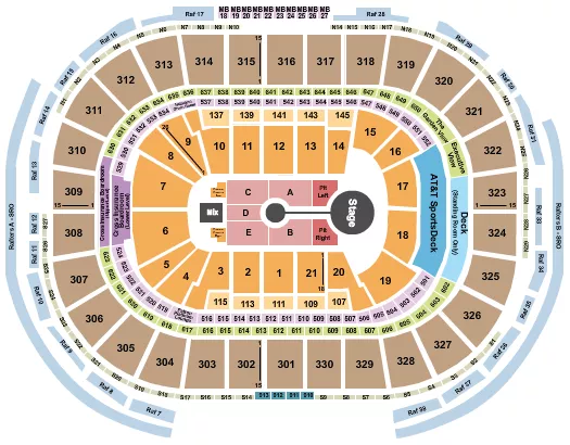 BRANDON LAKE Seating Map Seating Chart