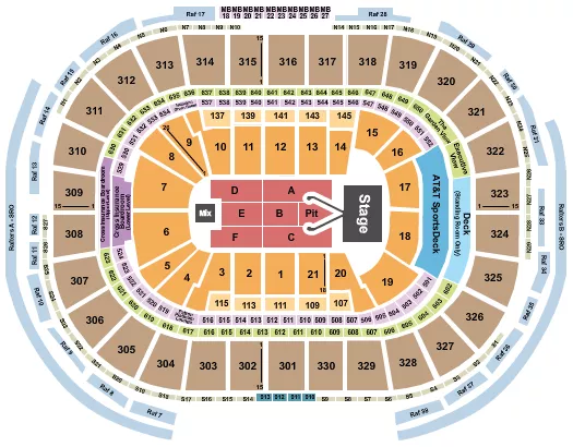 CONAN GRAY Seating Map Seating Chart