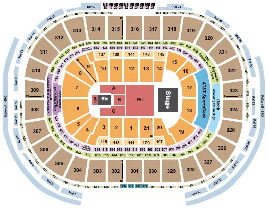 ENDSTAGE GA PIT 2 Seating Map Seating Chart
