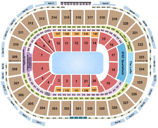 ICE SKATING Seating Map Seating Chart