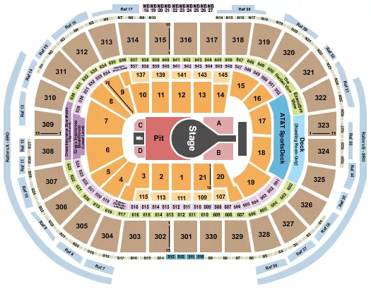 KACEY MUSGRAVES Seating Map Seating Chart
