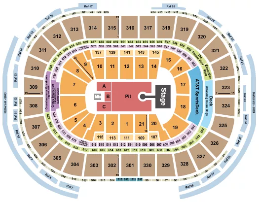 LOUIS TOMLINSON Seating Map Seating Chart