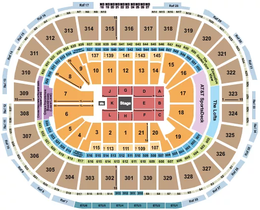 MATT RIFE Seating Map Seating Chart